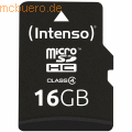 Intenso International - Intenso 16GB microSDHC Class 4 + SD-Adapter