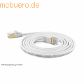 wantec - wantecWire Patchkabel CAT7 extradünn SSTP weiss 0,25m