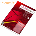 Elepa - Papperückwandtaschen C4 mit Fenster 120g/qm haftklebend weiß VE=5 Stück