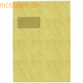Elepa - Versandtaschen C4 mit Fenster 90g/qm selbstklebend braun VE=10 Stück
