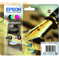 Epson - Tintenpatrone Epson Mutlipack 16XL schwarz/cyan/magenta/yellow