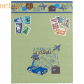 Exacompta - Briefmarken-Starterkit Air-Mail mit Album 22,5x30,5cm 16 Seiten und Zubehör