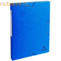 Exacompta - Sammelbox A4 30mm Manila-Karton blau