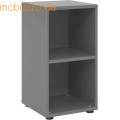 mcbuero.de - Regal 2 OH 40x40x74,8cm Graphit