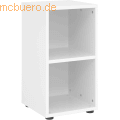 mcbuero.de - Regal 2 OH 40x40x74,8cm Weiß