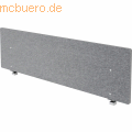 mcbuero.de - Akustik-Trennwand 180cm grau-meliert