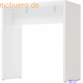 mcbuero.de - Stehtisch 104x50x108,3cm weiß