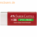 Faber Castell - Radierer Kunststoff PVC-Free weiß