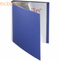 Foldersys - Sichtbuch A4 30 Hüllen Rückentasche PP blau