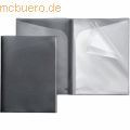 Foldersys - Sichtbuch Quickload A4 10 Innentaschen PP anthrazit transluzent