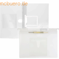 Foldersys - Multi-Hängehefter A4 PP U-Clip/Heftzunge farblos transluzent