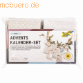 Folia - Adventskalender-Set Basic Stoffbeutel 49-teilig