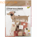 Folia - Adventskalender-Set Sausage Dog 54-teilig