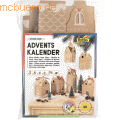 Folia - Adventskalender-Set Hygge Dorf 49-teilig