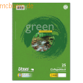 Ursus - Kollegblock green A4 70g/qm liniert Lineatur 25 VE=80 Blatt