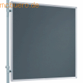 Franken - Präsentations-Stellwand 120x120 cm grau/Filz