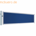 Franken - Präsentations-Stellwand 30x120 cm blau/Filz
