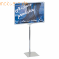 Franken - Preisständer DIN A3 grau 32-62 cm Höhe