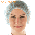 Hygonorm - Baretthaube Bettina leichte Qualität DM 53cm blau VE=100 Stück