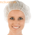 Hygonorm - Baretthaube Bettina leichte Qualität DM 53cm weiß VE=100 Stück