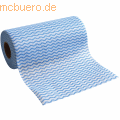 HygoClean - Spül- und Reinigungstuch Eco Rolle 20x40cm blau-weiß