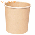NatureStar - Suppenbecher Bio Minestrone 500ml DMxH 95x97mm Kraftpapier/PE VE=25 Stück