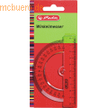 Herlitz - Winkelmesser 10cm transparent