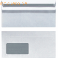 Herlitz - Briefumschläge DINlang mit Fenster selbstklebend weiß VE=25 Stück