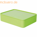 HAN - Utensilienbox Smart-Organizer Allison 260x195x68mm Innenschale /Deckel lime green