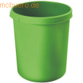 Han - Papierkorb Standard mit Griffmulden 30 Liter grün