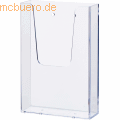Helit - Wandprospekthalter 1x1/3 A4 113x165x39mm glasklar