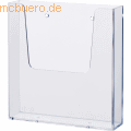 Helit - Wandprospekthalter 1x A5 162x165x39mm glasklar