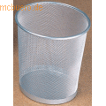 Helit - Papierkorb Mesh Metall 15l silber