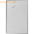 Herlitz - Whiteboard 60x80cm beschriftbar Holzrahmen silber