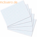 Herlitz - Karteikarten A8 kariert weiß VE=100 Stück