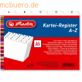 Herlitz - Leitregister A-Z A5quer PP 25-teilig weiß