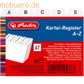 Herlitz - Leitregister A-Z A7quer PP 25-teilig weiß