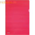 Herlitz - Aktenhülle Pyramide A4 110my PP glänzend VE=10 Stück rot