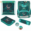 Herlitz - Schulranzen UltraLight Plus 15l Polyester 280x210x360mm Green Rex