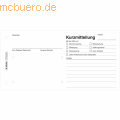 Herlitz - Formularbuch Kurzmitteilung 21x10,5cm 50 Blatt