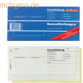 Herlitz - Formularbuch Kurzmitteilung 21x10,5cm 2x40 Blatt selbstdurchschreibend