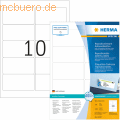 HERMA - Etiketten weiß Movables/ablösbar 96x50,8mm Special A4 VE=1000 Stück
