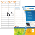 HERMA - Etiketten 38,1x21,2mm naturweiß RC A4 VE=80 Blatt