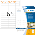 HERMA - Etiketten weiß 38,1x21,2mm Power A4 VE=1625 Stück