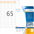 HERMA - Etiketten weiß Movables/ablösbar 38,1x21,2mm Special A4 VE=1625St