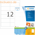 HERMA - Etiketten weiß 96,5x42,3mm Premium A4 VE=1200 Stück