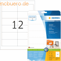 HERMA - Etiketten weiß 97x42,3mm Premium A4 VE=300 Stück