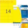 HERMA - Etiketten gelb 105x42,3mm Special A4 VE=280 Stück