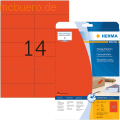 HERMA - Etiketten rot 105x42,3mm Special A4 VE=280 Stück