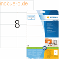 HERMA - Etiketten weiß 105x74mm Premium A4 VE=200 Stück
